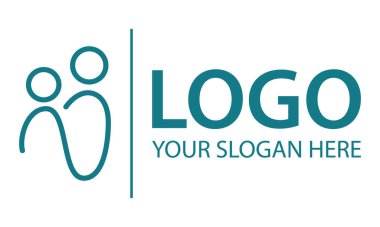Tosca Renk Çizgisi Sanatı Soyut İnsanlar Doğa Logosu Tasarımı Bağlantısı