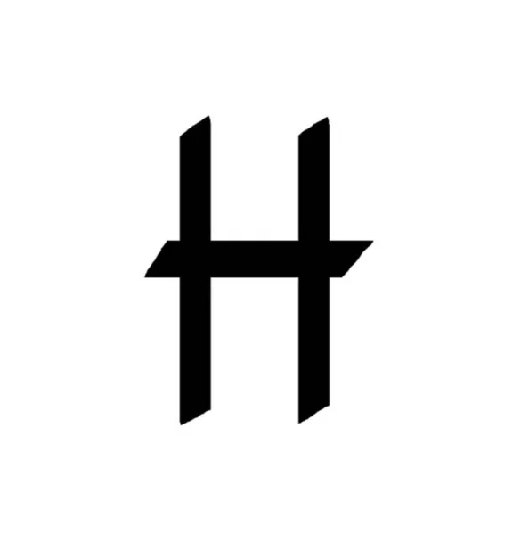 字母H — 图库矢量图片