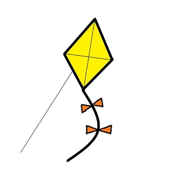 Vector Image Kite — Stock Vector