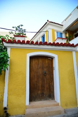 Günbatımı Aigina Adası Yunanistan