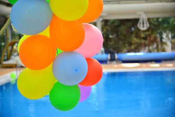 Swimming pool party — Stock Photo, Image