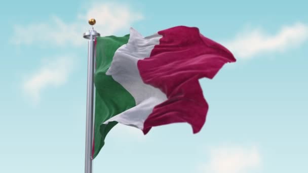 Flaga Włoch — Wideo stockowe