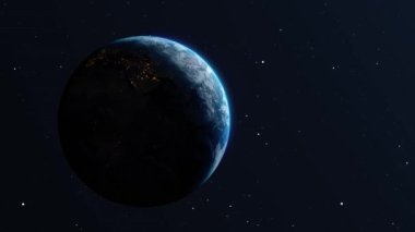 Dünya etrafında dönüyor. 