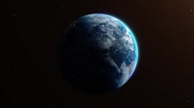 Güneş Dünya 'yı aydınlatıyor.