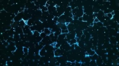Network plexus Motion grafik arkaplan videosu