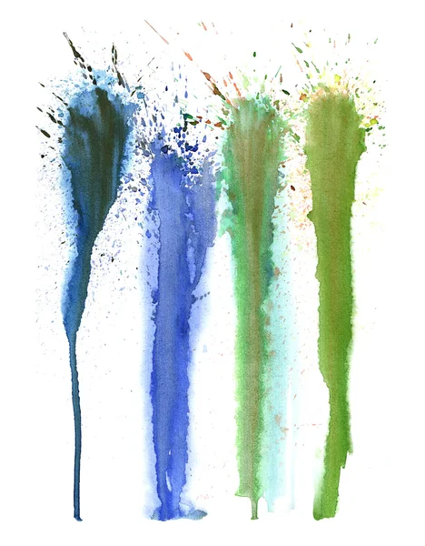 Aquarell-Illustration von Streifen — Stockfoto