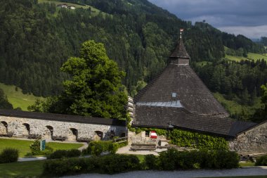 Avusturya 'daki Hohenwerfen Kalesi