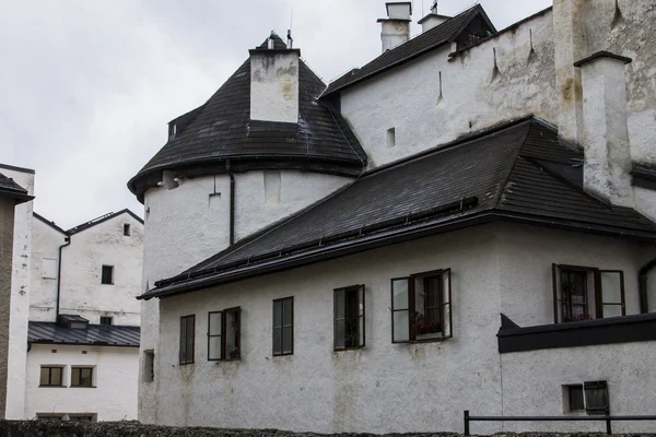 Hrad hohenwerfen v Rakousku — Stock fotografie