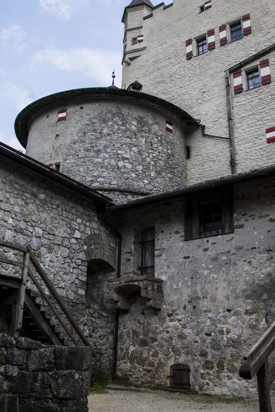 Hrad hohenwerfen v Rakousku — Stock fotografie