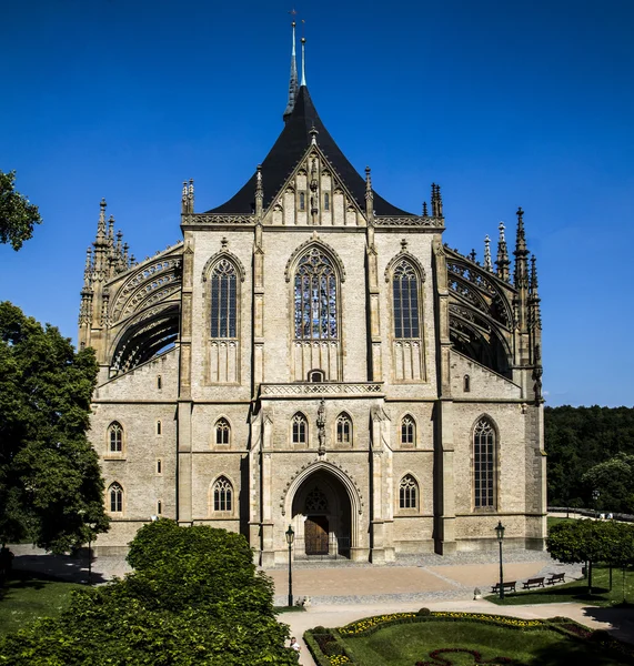 Kutná Hora, chrám sv. Barbory. — Stock fotografie