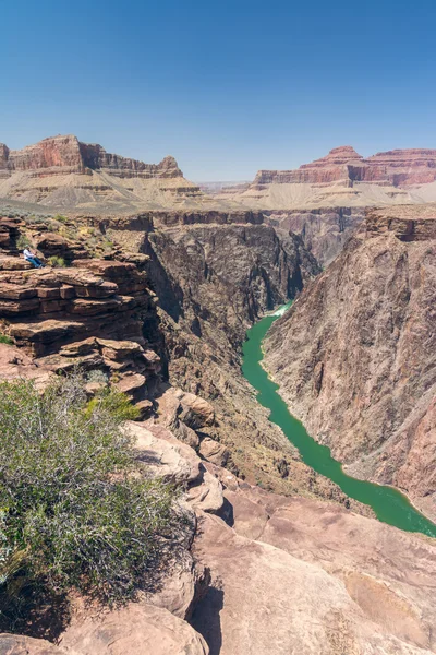 Colorado Nehri Yaylası noktasından, Büyük Kanyon Ulusal görünümünü