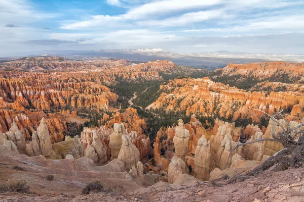 Doğal görünümü, Bryce Kanyon Milli Parkı, günbatımı, Utah, ABD