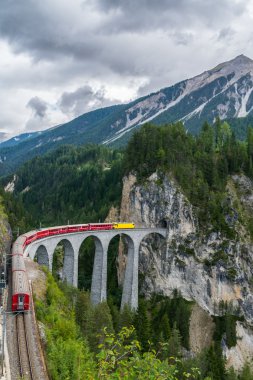 Tren köprüden geçerken