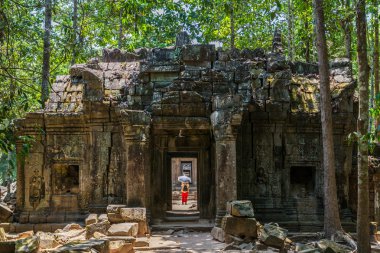 Angkor Wat, Kamboçya 'daki antik tapınak.