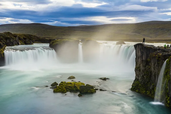 아이슬란드의 아름 다운 Godafoss 폭포 — 스톡 사진