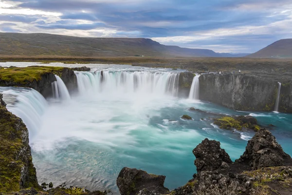 Дивовижні Godafoss водоспад в Ісландії — стокове фото