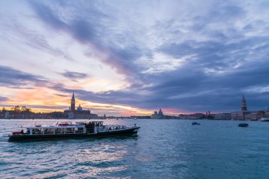 Venedik güzel gün batımı