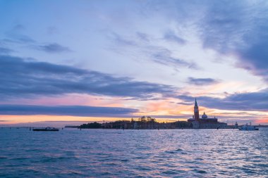 Venedik güzel gün batımı