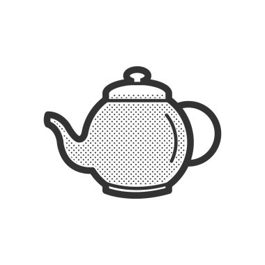 Ot otlar ve çay simgesi