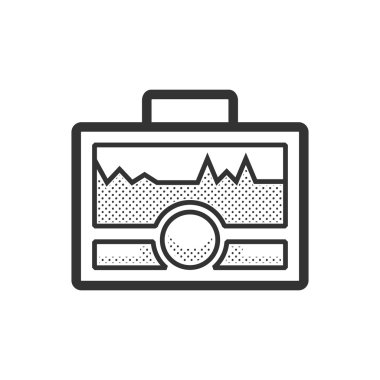 Tıbbi cihaz simgesi, sağlık taşınabilir makine