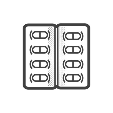 Tıbbi eczacı, hap ambalaj simgesi 