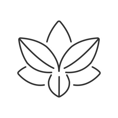 Çizgi Simge stili, lotus simge vektör tasarım eps10