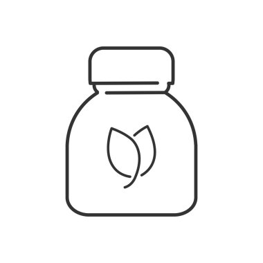 Çizgi Simge stili, bitkisel ilaç şişeleri simgesi