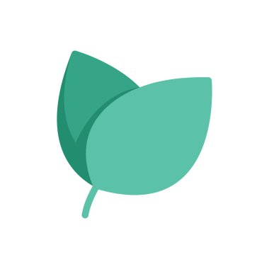 Düz simgesi ot simge vektör tasarımı