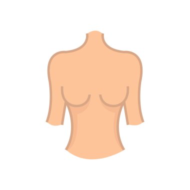  Düz simgesi kadınlar vücut simgesi