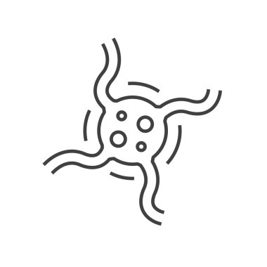 Satırı simgesi lösemi simgesi tasarım