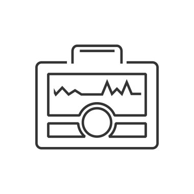 simge tıbbi aygıt simgesini, sağlık taşınabilir makine satır