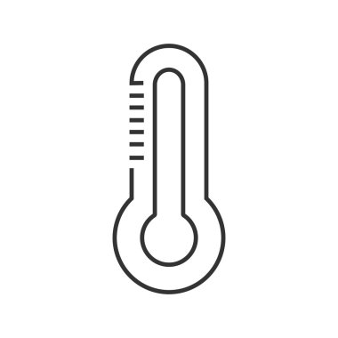 simge tıbbi aygıt simgesini, termometre satır