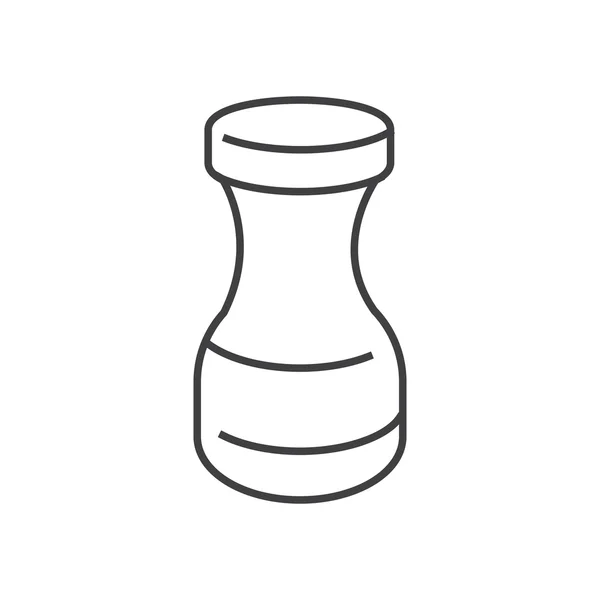 Line icons Medical Pharmacist, medicine bottles design — Stock Vector