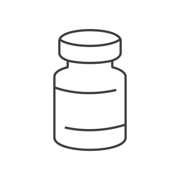 Медицинский фармацевт, икона с лекарственными ранами — стоковый вектор