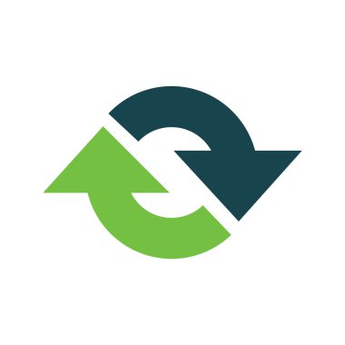 Simge vektör yeşil Yenile