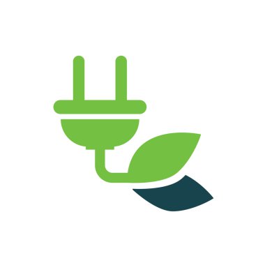 Tak ve yaprak simgesi yeşil