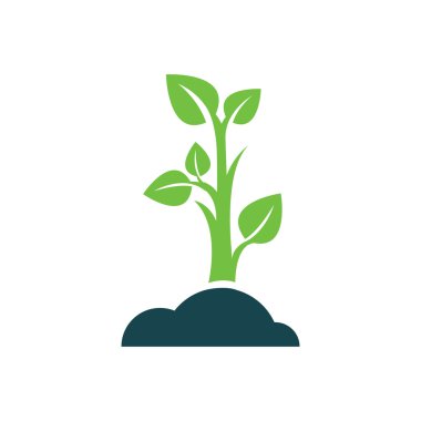 Fidan simgesi tasarım vektör tasarım eps 10.