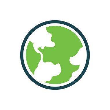 Earth simgesini vektör tasarım eps 10.