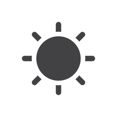 Güneş simge vektör tasarım eps 10.