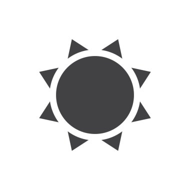 Güneş simge vektör vektör tasarım eps 10.