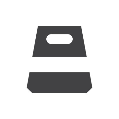 Tasarım kağıt çanta simgesi