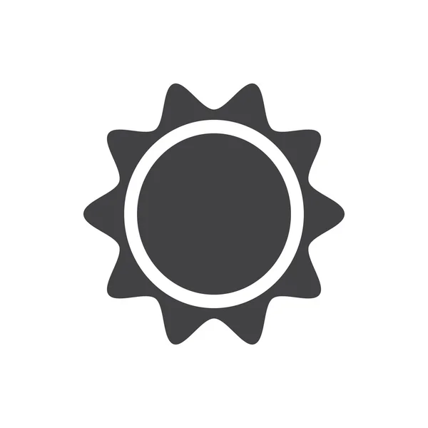 Diseño del icono del sol diseño vectorial eps 10 . — Vector de stock