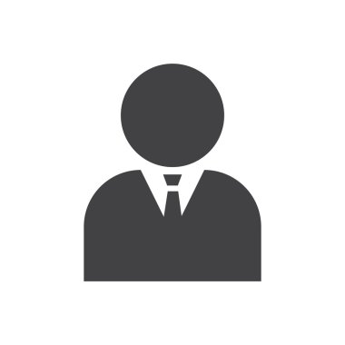 Avatar düz simgesi ve Logo 