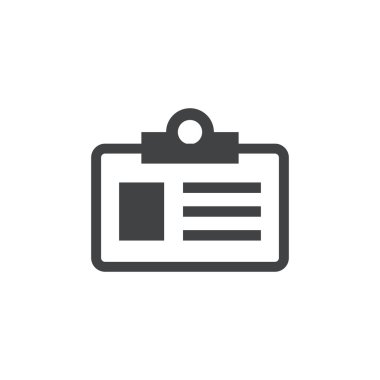 Kimlik kartı simgesi ve logosu 