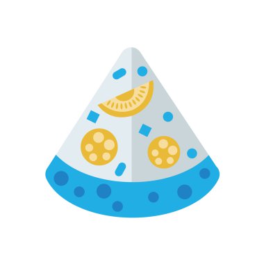 Dilim Pizza simge vektör tasarım eps10