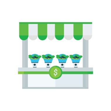 Taco vektör Salonu, mavi renk