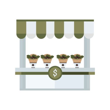 Taco vektör, kahverengi renk