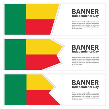 Benin bayrak afiş koleksiyonu Bağımsızlık günü