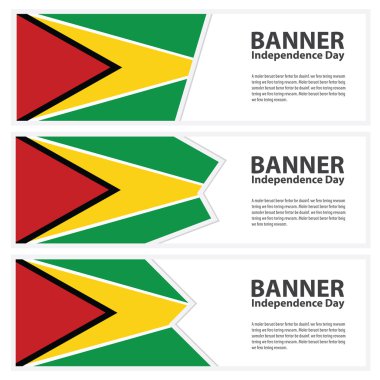 Guyana bayrak afiş koleksiyonu Bağımsızlık günü