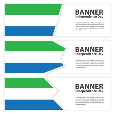 Sierra leone bayrak afiş koleksiyonu Bağımsızlık günü